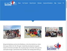 Tablet Screenshot of foundationbackbone.co.za